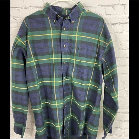 Vintage Timberland Plaid Button Down Shirt. Size Large. - Picture 1 of 3